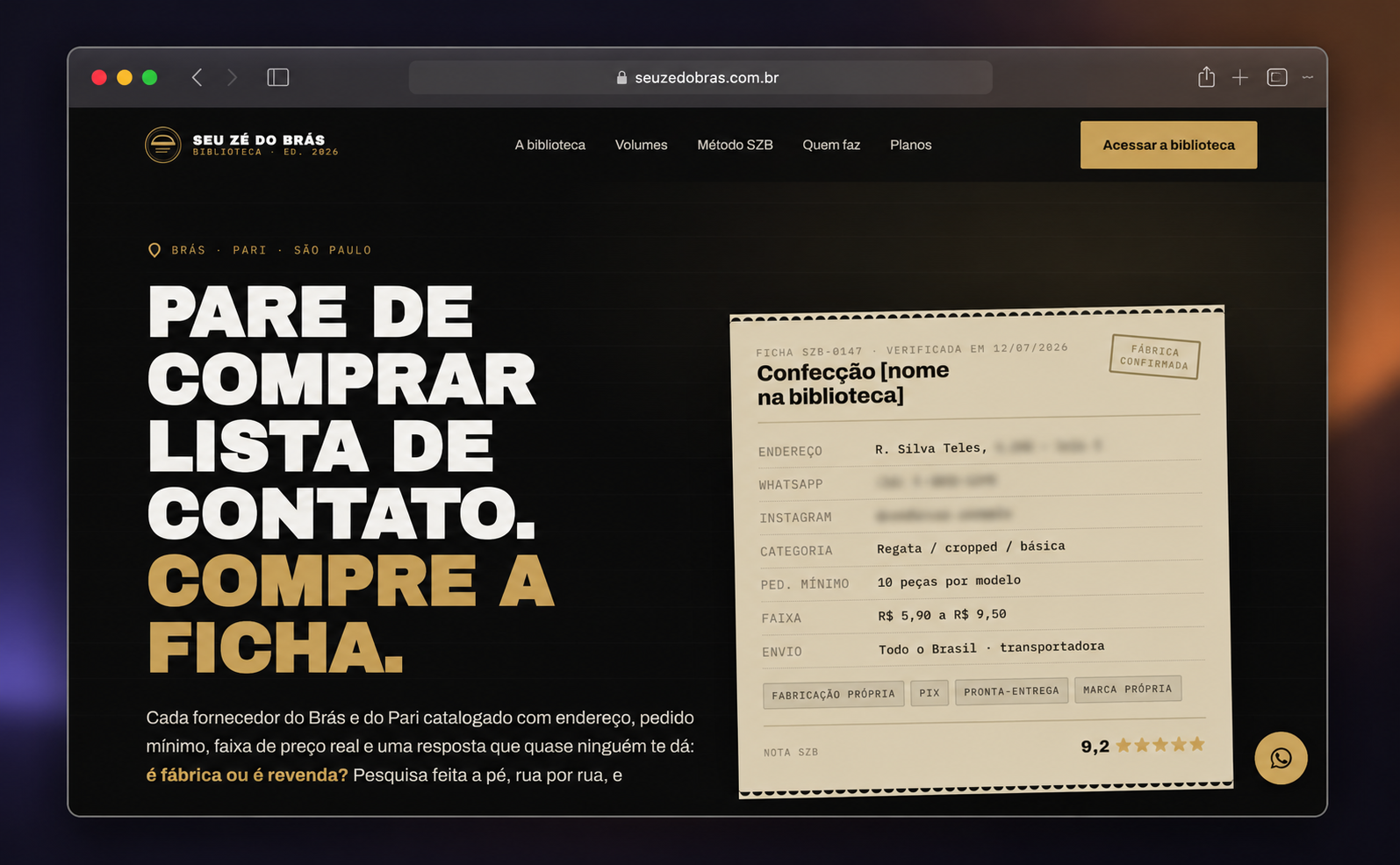 Projeto Seu Zé